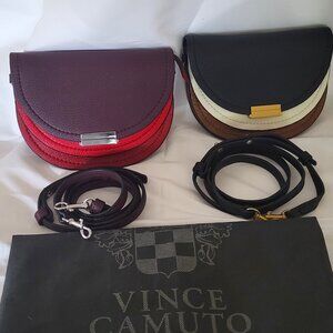 VINCE CAMUTO cross body leather bags (set of 2)